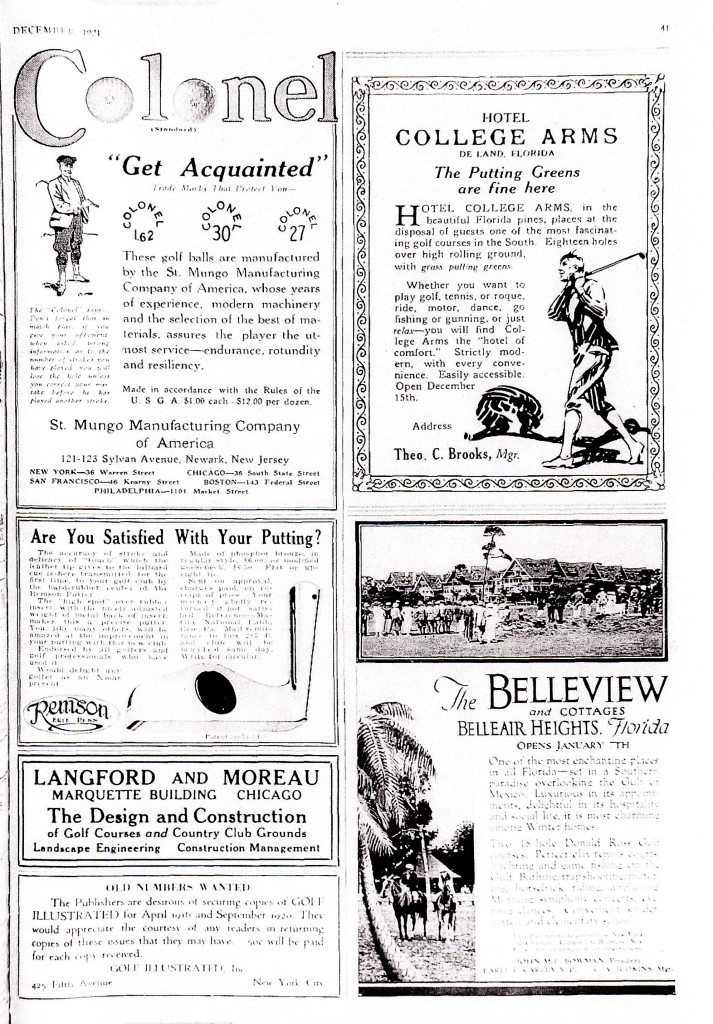Golf Illustrated 1921